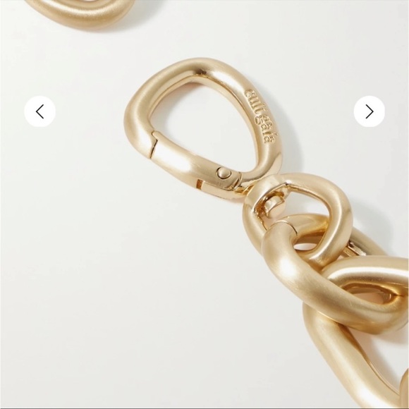 NWT Cult Gaia 14k gold chunky chain link necklace - Picture 5 of 6